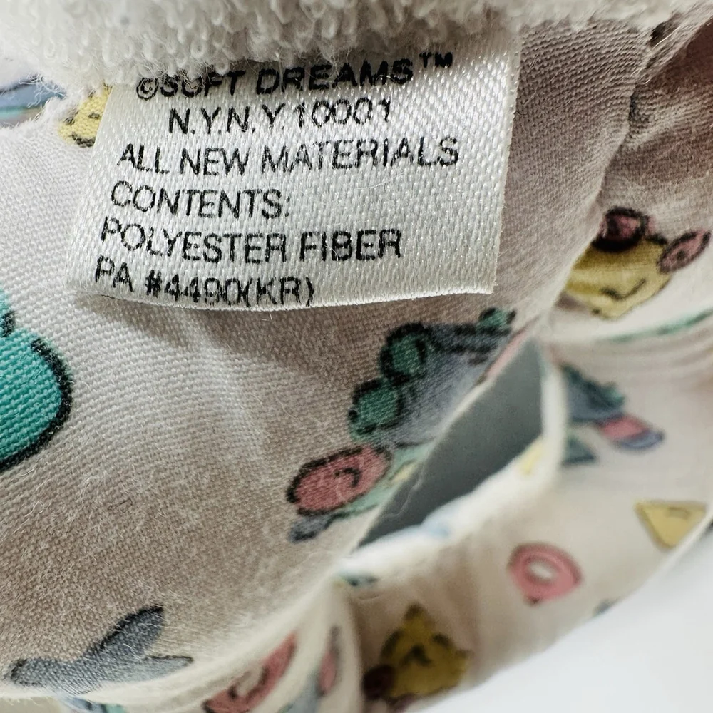 Soft Dreams Bunny Rabbit Terrycloth Rattle McBaby Stuffed Plush 10